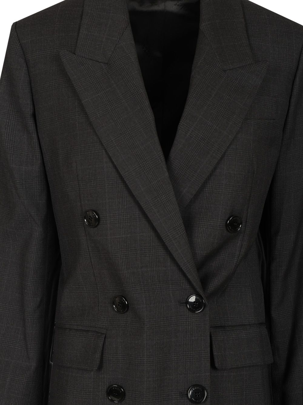 Isabel Marant Jevima Wool Prince Of Wales Suit Jacket Jackets - Grey | baeb2e14149ef4e4531768a0c40b6cdfd8fedf01