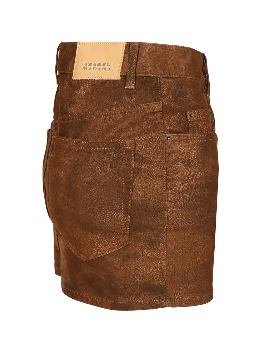 Marant Etoile Kimmy Mini Skirt Skirts - Brown | df1fe87f70a132f30f3dd53ae3f415669d213c09
