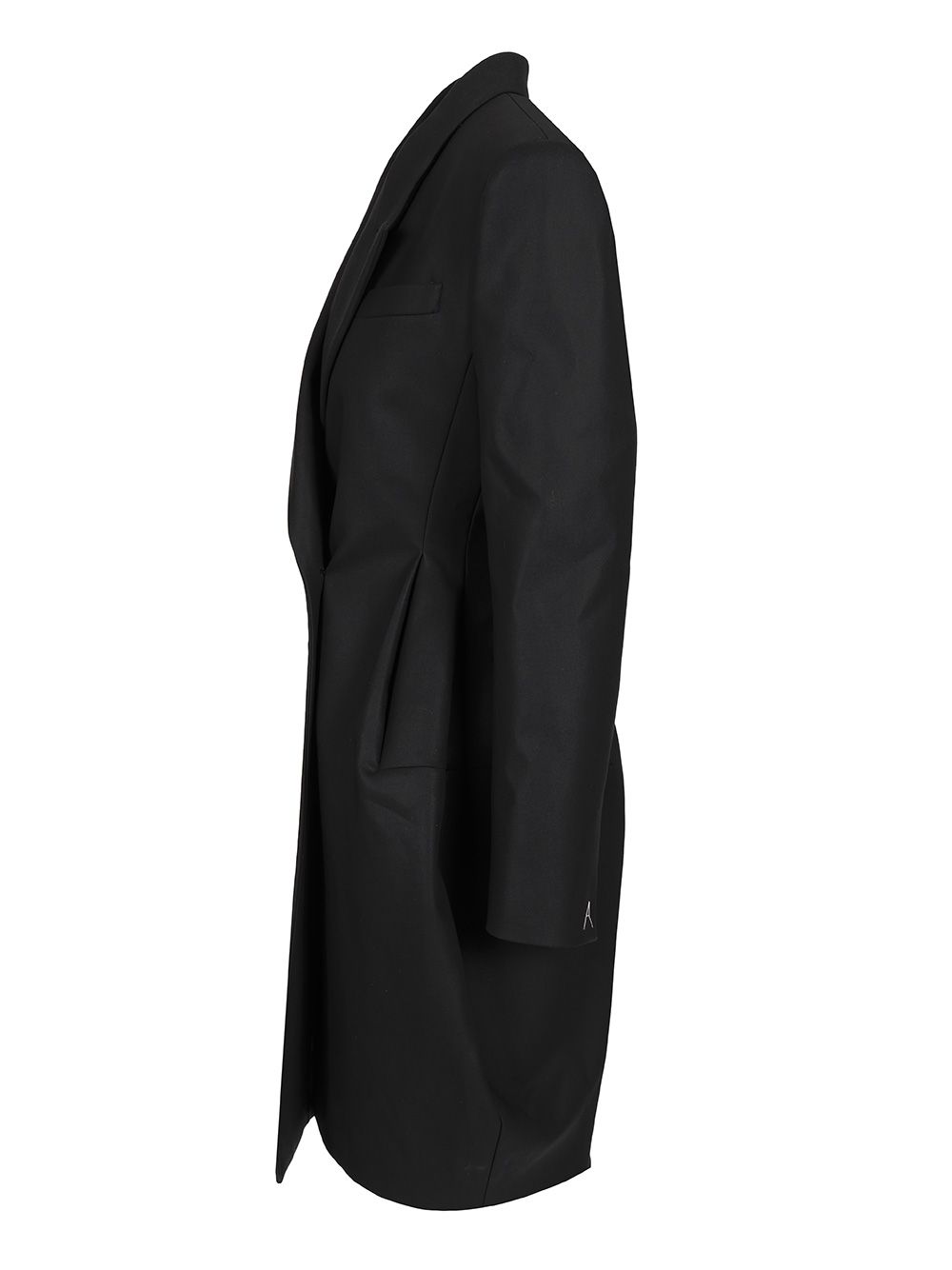 AlaÏA Double-Breasted Rounded Coat Coats - Blue | 66267184ada63470c5f1ac33c467d7cb5736b04d