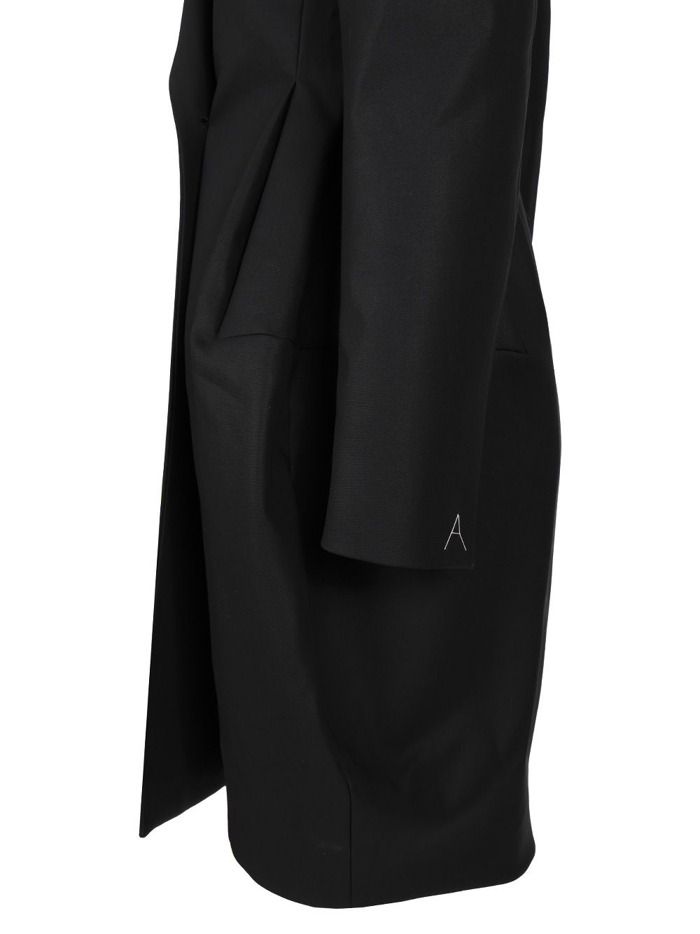 AlaÏA Double-Breasted Rounded Coat Coats - Blue | 2e8bef690de16871bac2a7f84acb6b8ebe380d85