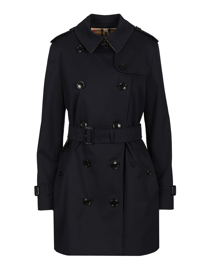 Burberry Heritage Kensington Trench Coat Coats - Blue | 39d24e097d88482d312dc74c7c44e5257e2041b6