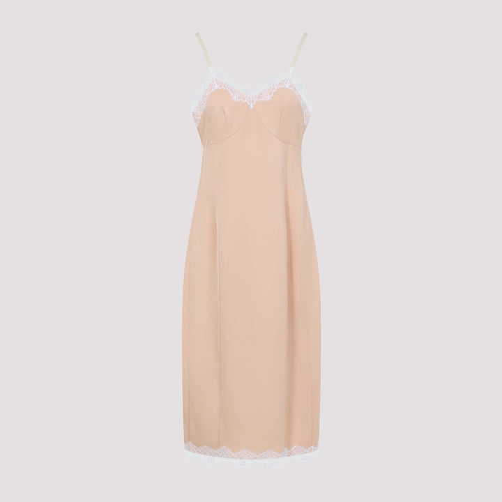 Carven Long dresses - Nude & Neutrals | d0eb791a6c8083173902610388efabf27e1a42b4