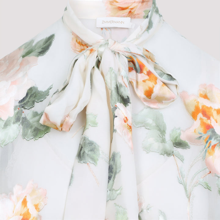 Zimmermann Blouse - Nude & Neutrals | a11a1c1c64fcddcaf8f217811d638e16152725f2