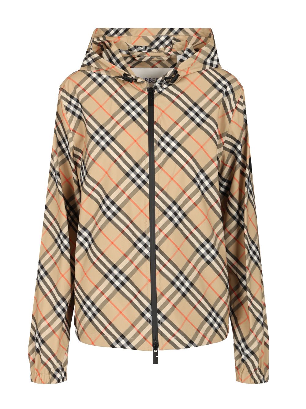 Burberry Jacket In Burberry Check Jackets - Beige | 541332207bb0f10b2b4136d0ff7e971ede3b463d