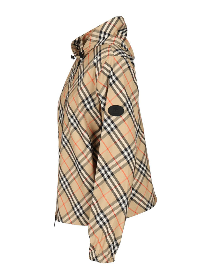 Burberry Jacket In Burberry Check Jackets - Beige | 04c1f1f61dd481afd5bd70d95653637e1a9bd461
