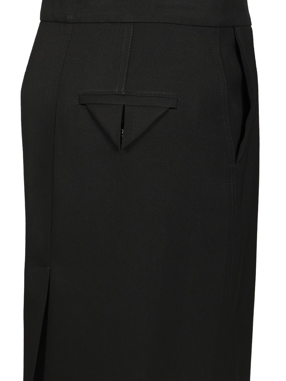 Bottega Veneta Wool Midi Skirt Skirts - Black | de8beb2efcd0590b79d01c499d9a9908c47e9c93