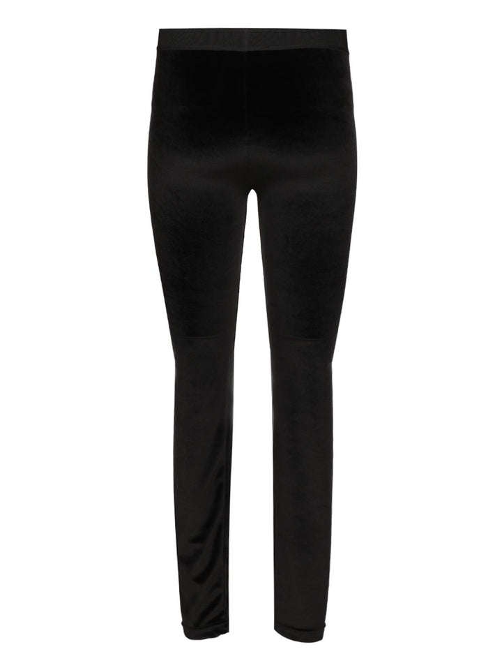 Tom Ford Stretch Logoed Leggings Trousers - Black | e555d972151f2cd183a1c237b5a6a20733f8eb84