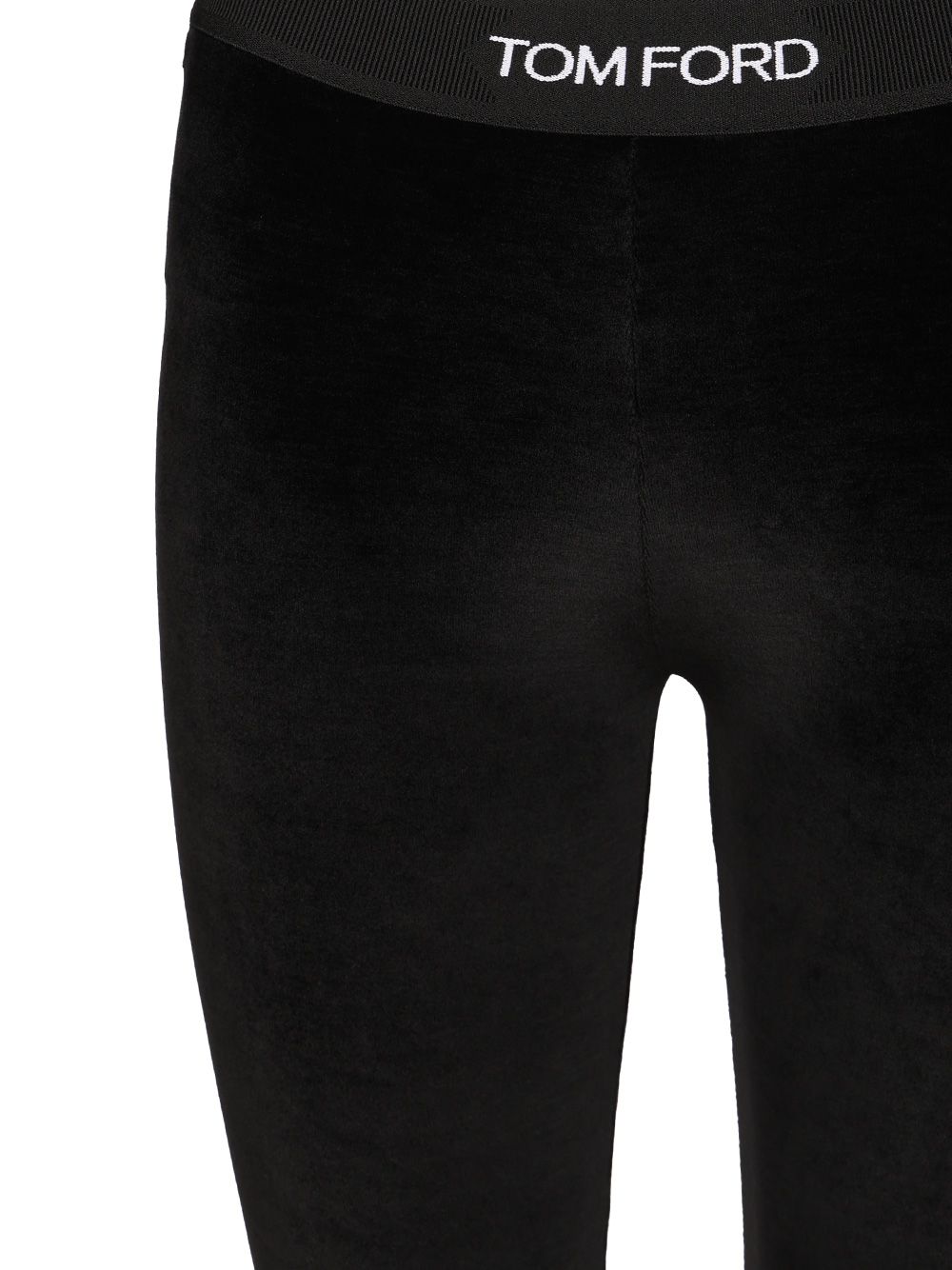Tom Ford Stretch Logoed Leggings Trousers - Black | 73055e7adcaefd97ea08d93802c711a51af6dfcb