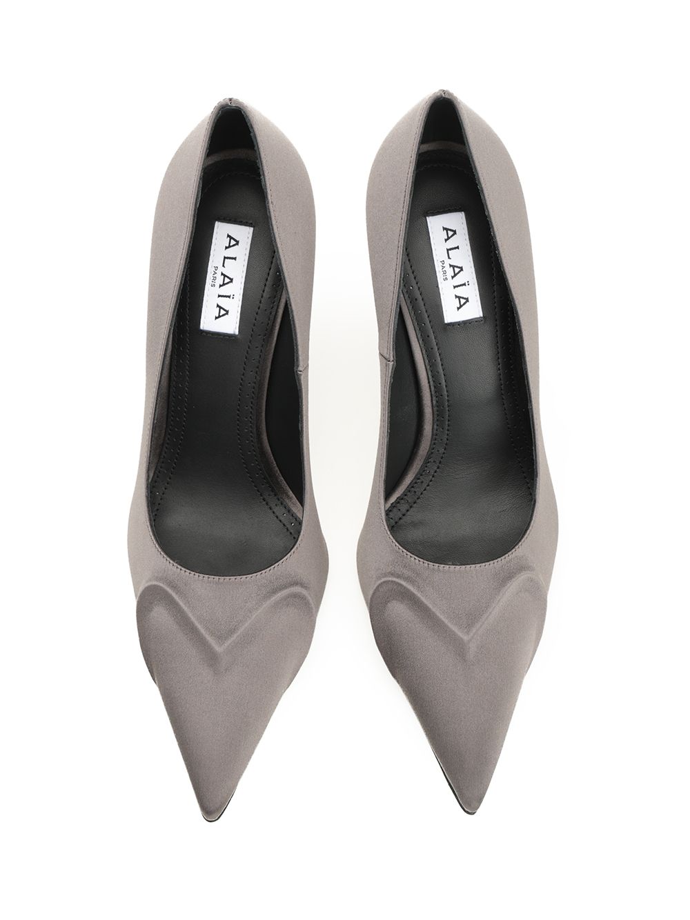 AlaÏA Le Cœur 3d Pumps - Grey | da90a42ad7cd74646bb0dbefeda1757706f16cb6