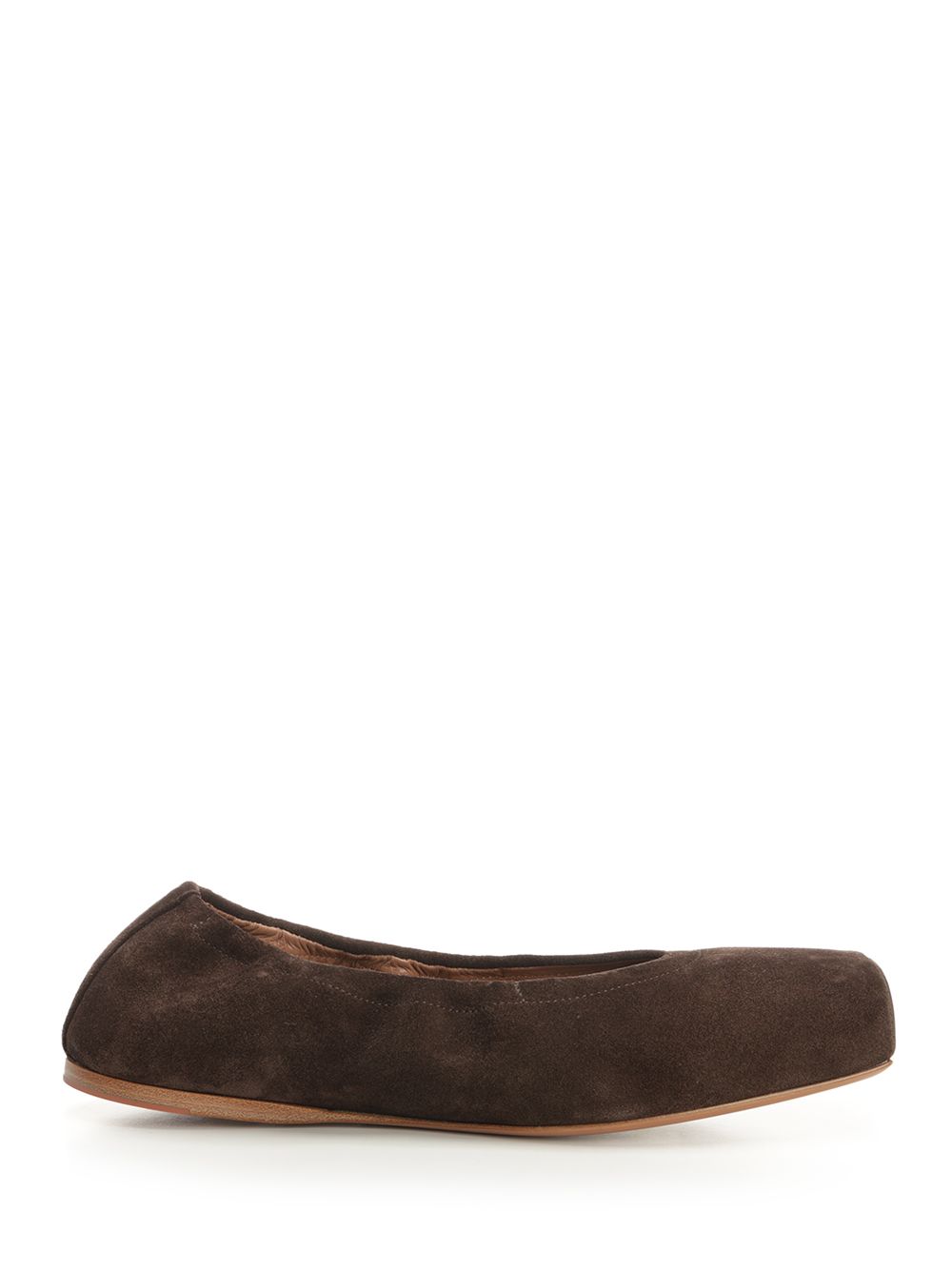 AlaÏA Square-Toe Flat Ballerinas Scarpe basse - Brown | 4db3864fac3307619bc6d8e2dcab1f9724056140