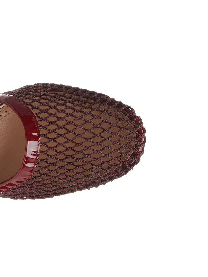 AlaÏA Mesh Pumps - Bordeaux | 7ea69d79c276b15057f079dc06e187744173eaf2