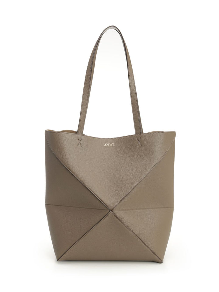Loewe Puzzle Fold Shoulder Bags - Brown | 1d25afc0daafa0e0b7184596e659ea49893d595a