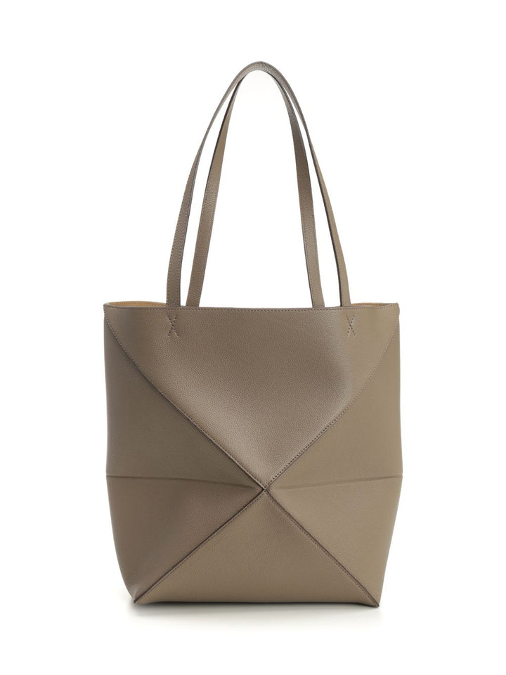 Loewe Puzzle Fold Shoulder Bags - Brown | c35fcf01b21f9f4fa11e66937b7300fbc1f2a1c3