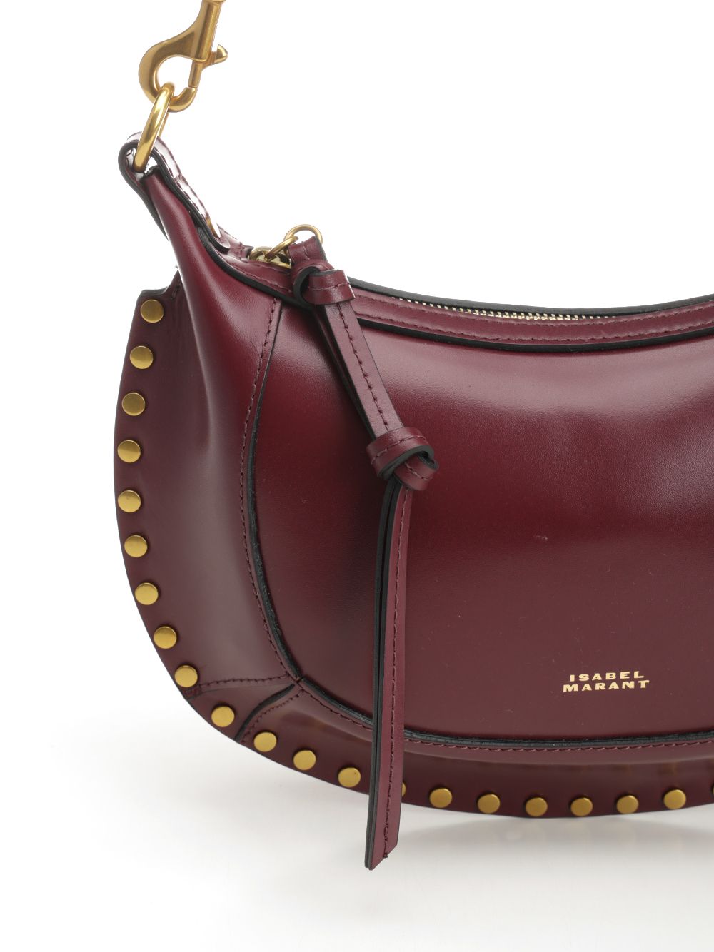 Isabel Marant Oskan Moon Bag Crossbody Bags - Brown | 6b67f9695369fc780383c603934a8d4369081b90
