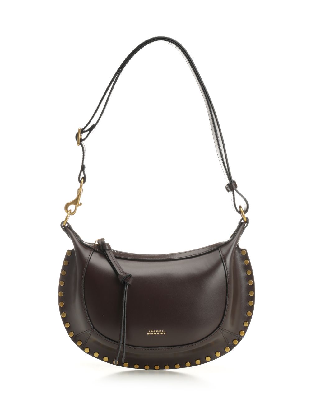 Isabel Marant Oskan Moon Bag Crossbody Bags - Brown | fbca1d9bd3a40dbe4609e4b28d4539eca96d4962