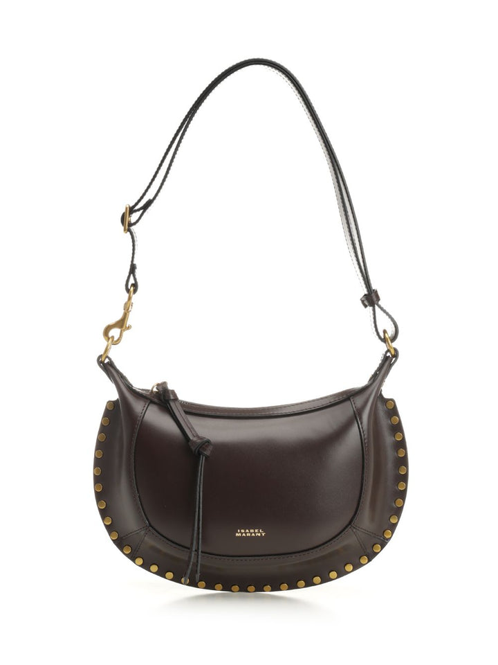 Isabel Marant Oskan Moon Bag Crossbody Bags - Brown | fbca1d9bd3a40dbe4609e4b28d4539eca96d4962