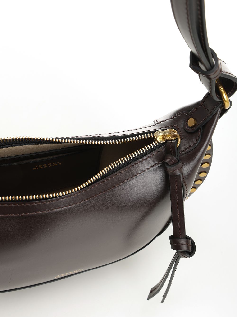 Isabel Marant Oskan Moon Bag Crossbody Bags - Brown | 5b4a65d8a173fdd2a777548bcc15b8cbb069281f
