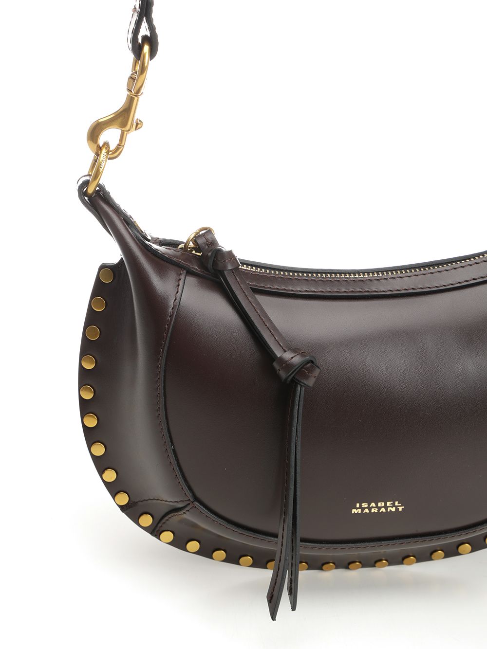 Isabel Marant Oskan Moon Bag Crossbody Bags - Brown | b41c973e885ae0b6e27fbbd50b6347a80343a531