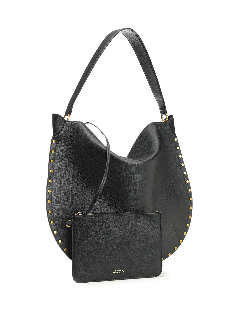 Isabel Marant Oskan Shoulder Bags - Black | 8cef6e54419507587999f572b2f8a2bab669f7b0