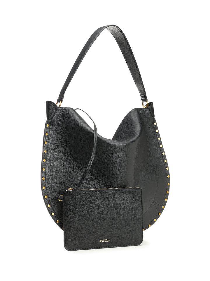 Isabel Marant Oskan Shoulder Bags - Black | 8cef6e54419507587999f572b2f8a2bab669f7b0
