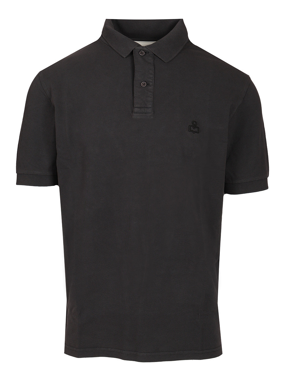 Marant Vafko Polo shirt - Black | 68adcb96318daf1bed411e354cc4828661c62c9b