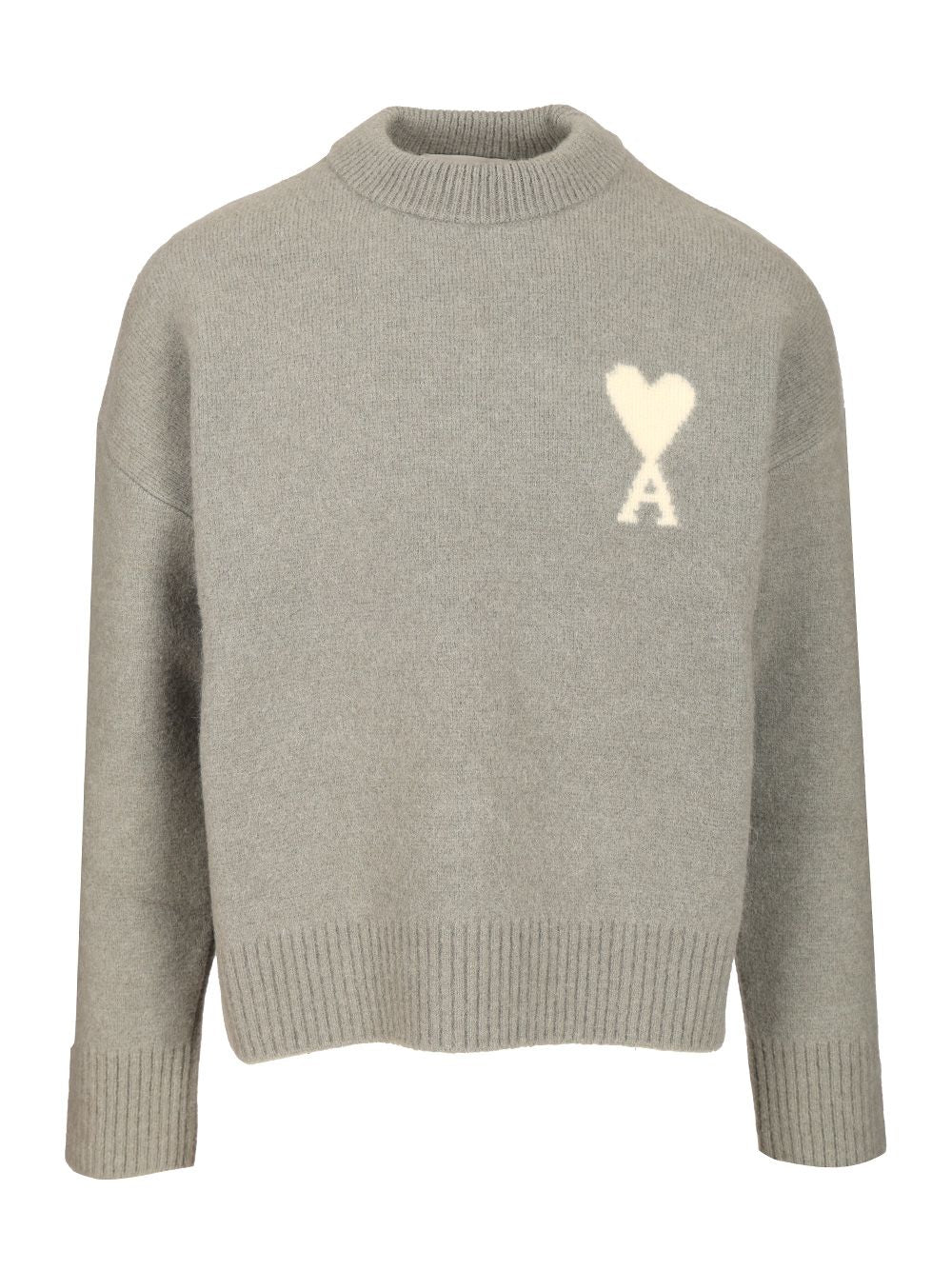 Ami Ami De Coeur Sweater Knitwear - Grey | bfcd549d76645aa78427738a5de4c2f8eec8d56b
