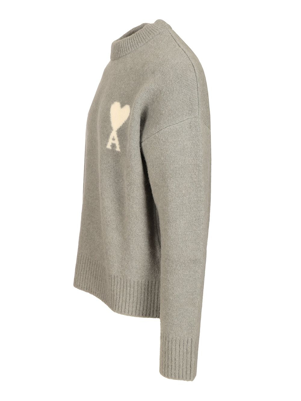 Ami Ami De Coeur Sweater Knitwear - Grey | a4dc1f5d60e0e45eb21747ee6b55810b250c8204