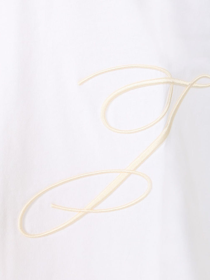 Jacquemus J T-Shirt - White | 8fa1600b64ba46c6289ffe402396ceac185a3881
