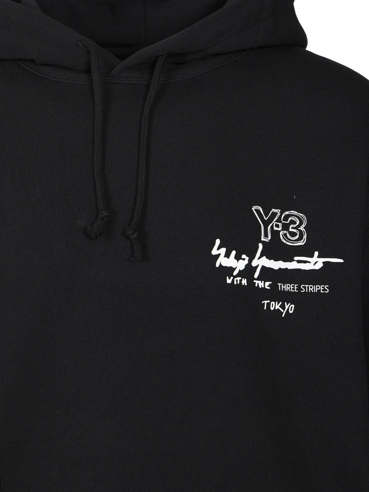 Adidas Y-3 Hoodie Sweatshirts - Black | d3224892ad6deca7d81c665af344b7d3a9b2d2ba