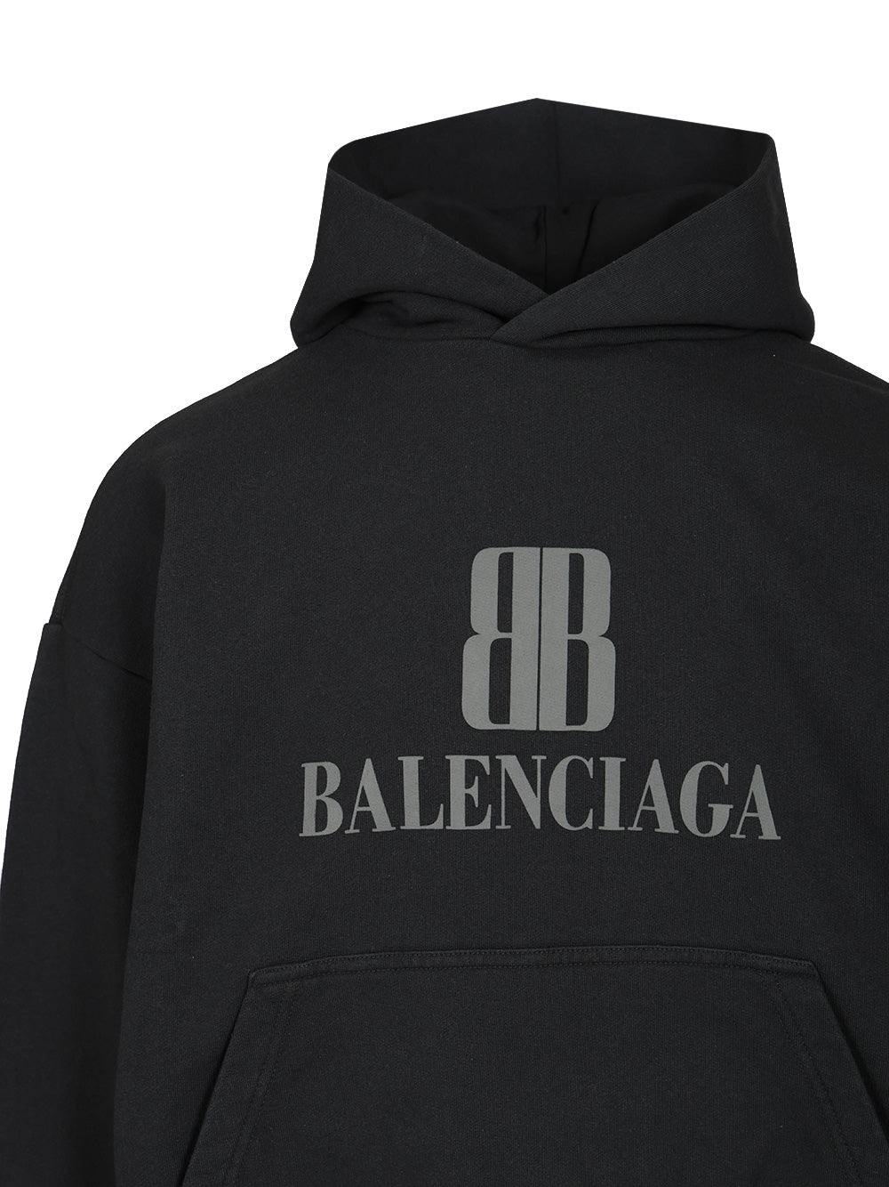 Balenciaga Nano Bb Hoodie Sweatshirts - Black | 18166881730d94e3eda4454e13767dfd0cfe6077