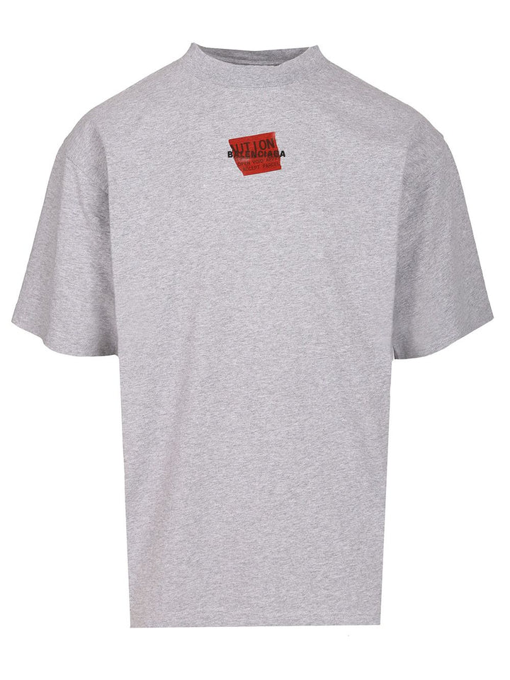 Balenciaga Political Campaign T-Shirt - Grey | 00c5431cdde419fba5ac2722409457ff7bc2bd52