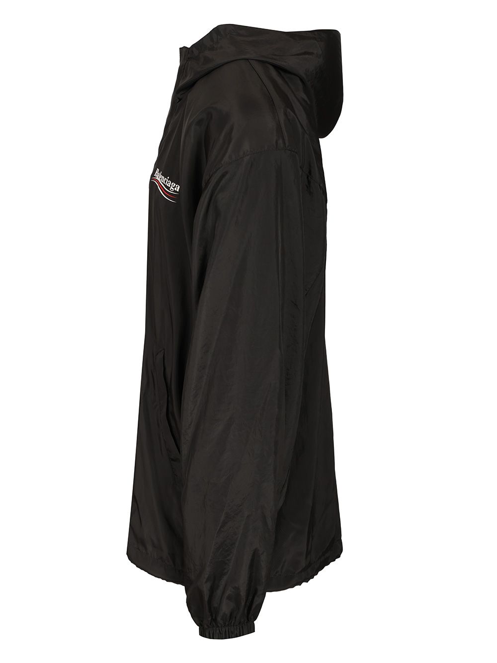 Balenciaga Waterproof Jacket With Hood Jackets - Black | 00b88ea5108df6457a6acd9b6604a9627ccbc6c7