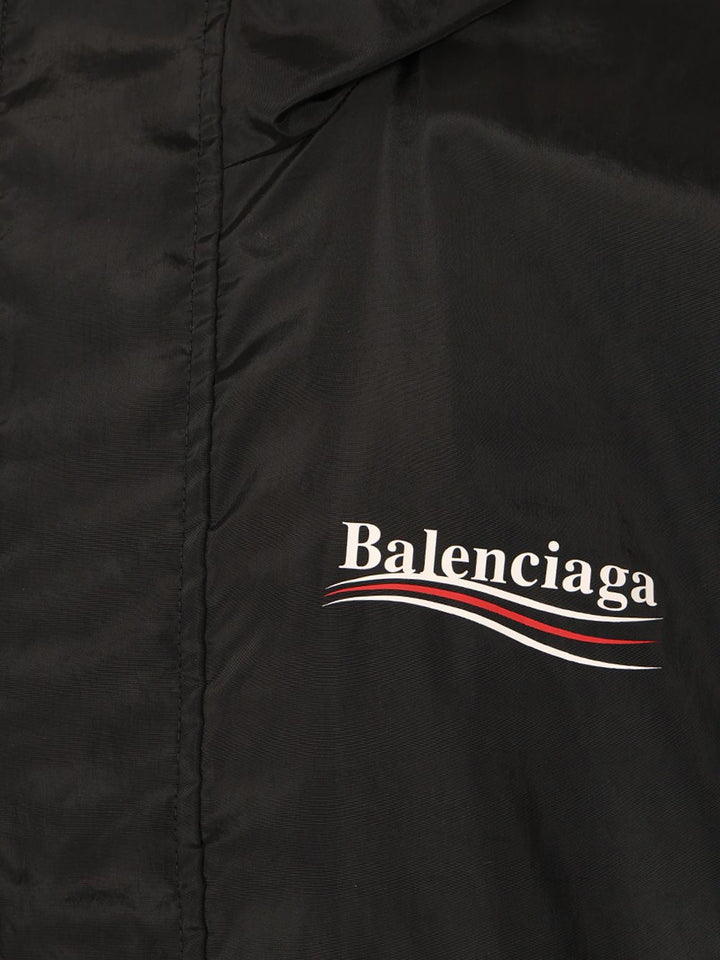 Balenciaga Waterproof Jacket With Hood Jackets - Black | 338027ca49122381e2c64ea87f632fdd18d08280