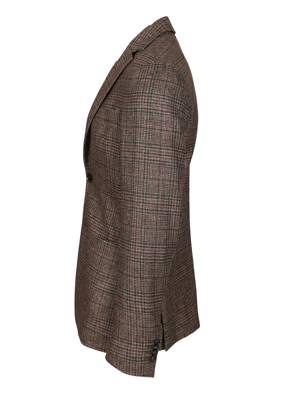 Ermenegildo Zegna Prince Of Wales Wool Jacket Jackets - Brown | f9fcbbedbaf3484bfa0f24a616bcd791f1697954