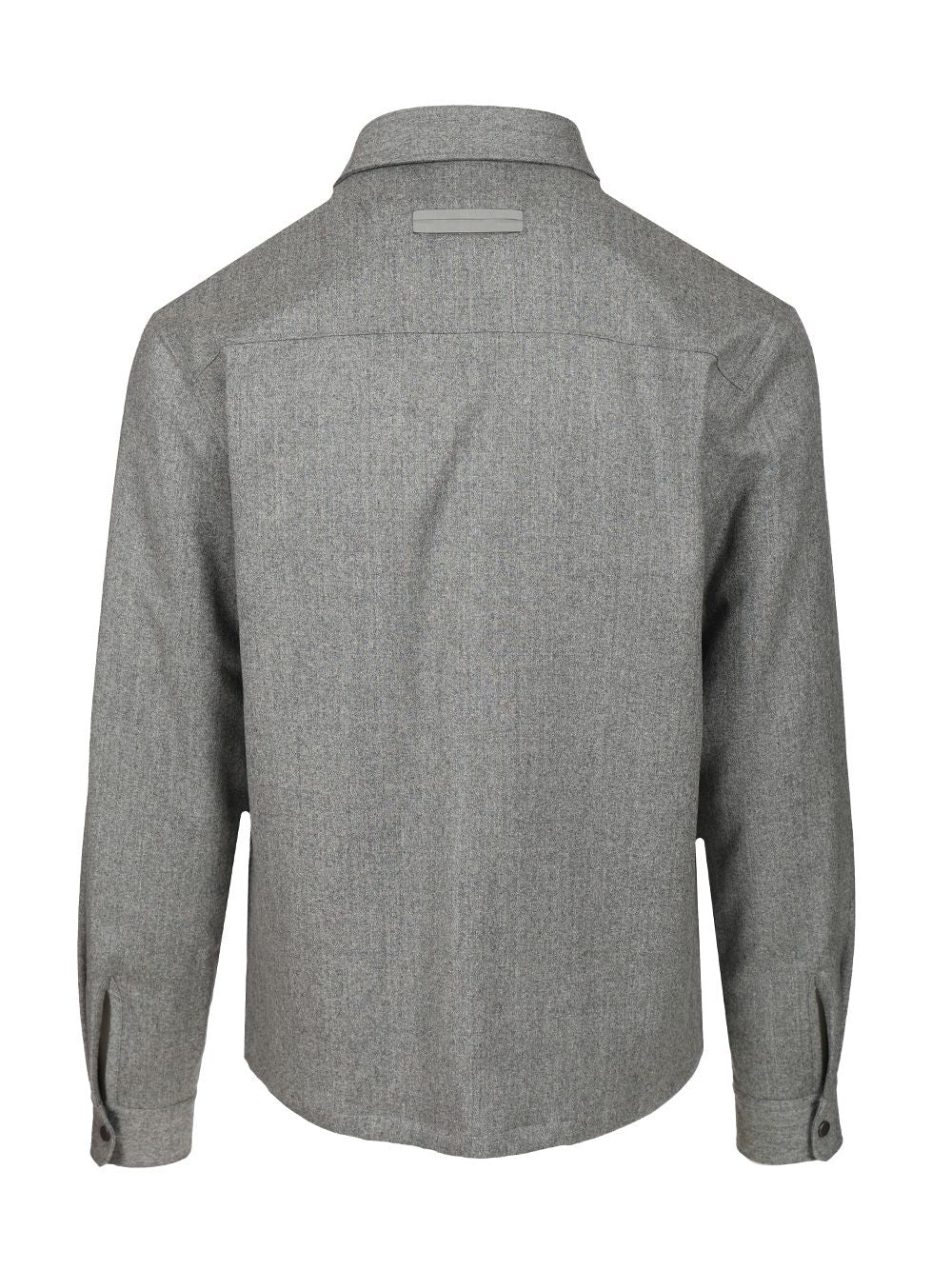 Ermenegildo Zegna Techmerino™ Overshirt Shirts - Grey | 3c017228a5d6b591ca9700d92fe7945b0748697d