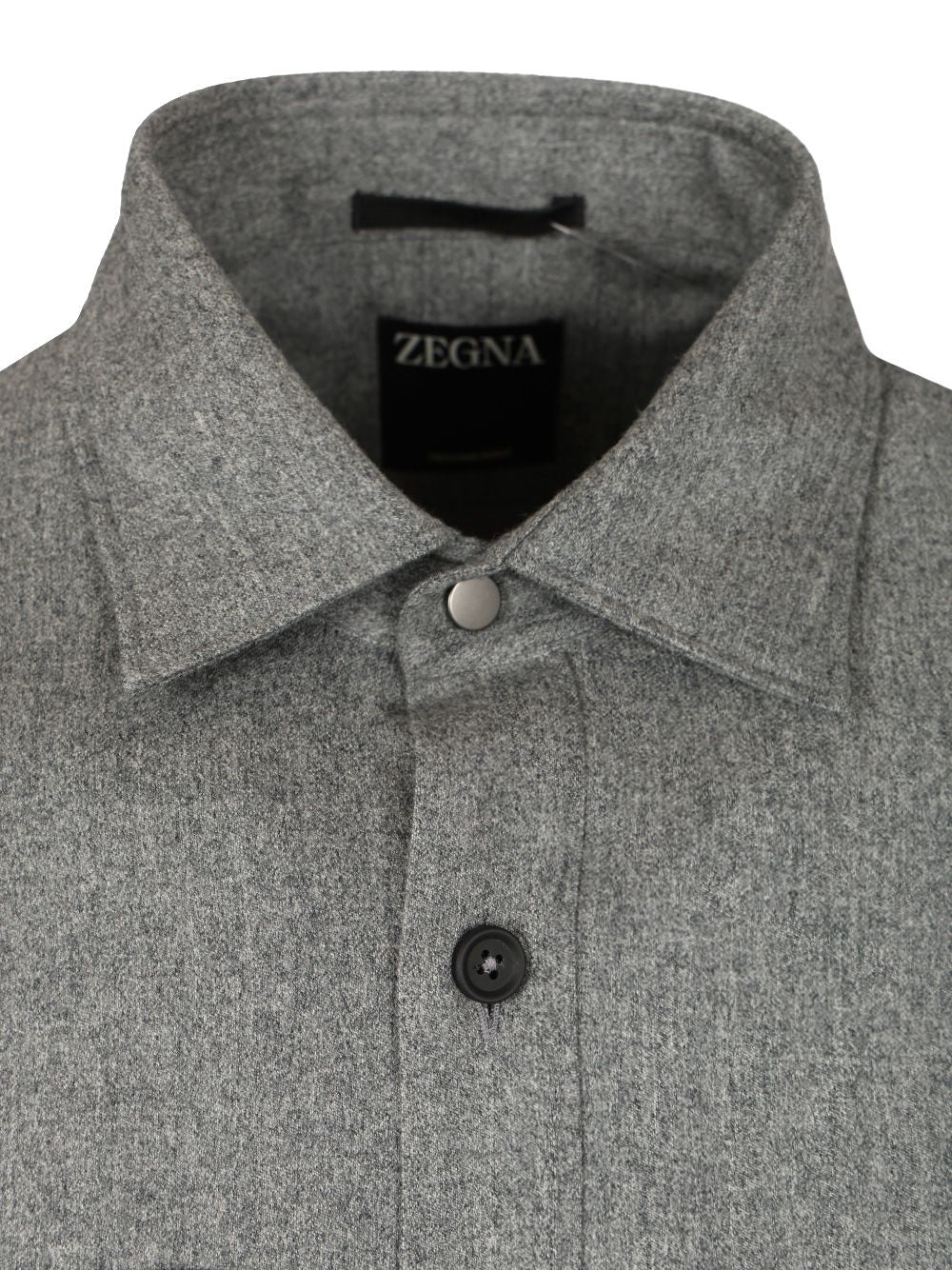 Ermenegildo Zegna Techmerino™ Overshirt Shirts - Grey | 9fb8deccf5b967856a8a75eec55866311e4a0ad8