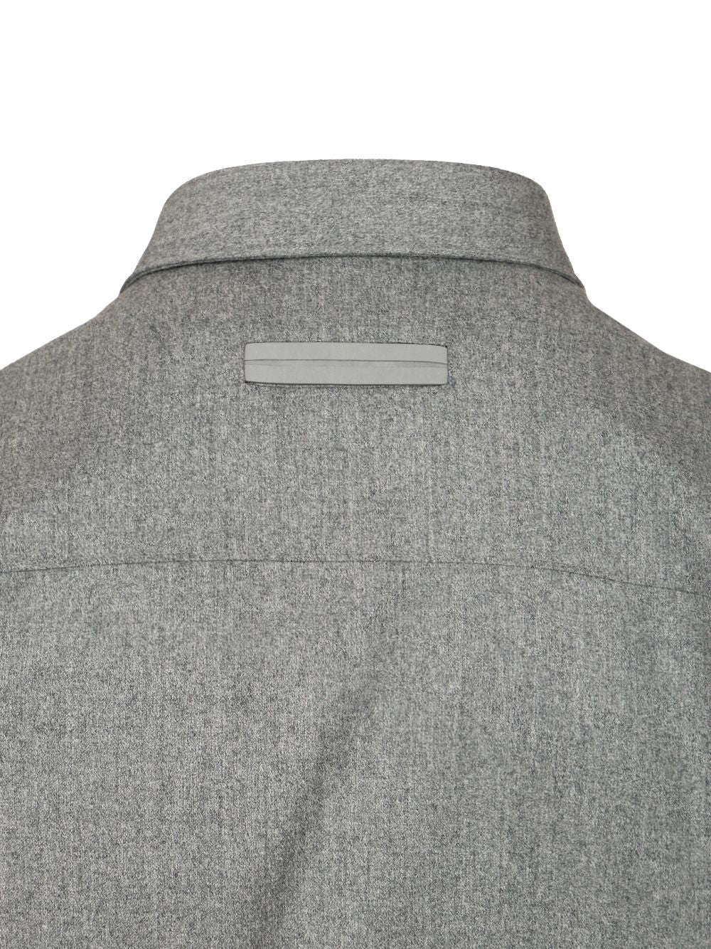 Ermenegildo Zegna Techmerino™ Overshirt Shirts - Grey | 7653fe23001ba887dcc8a48f2bc4a5b67ced5338