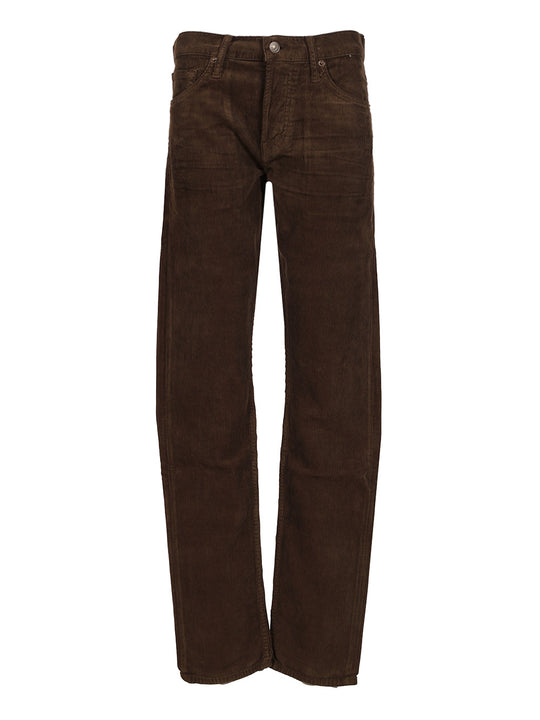 Velvet Trousers Jeans Brown