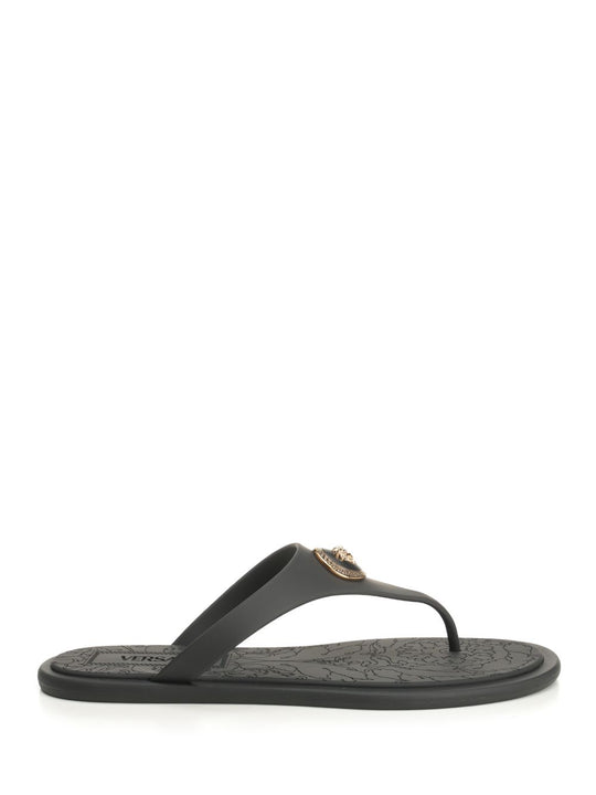 Rubber Slides Sandals Black
