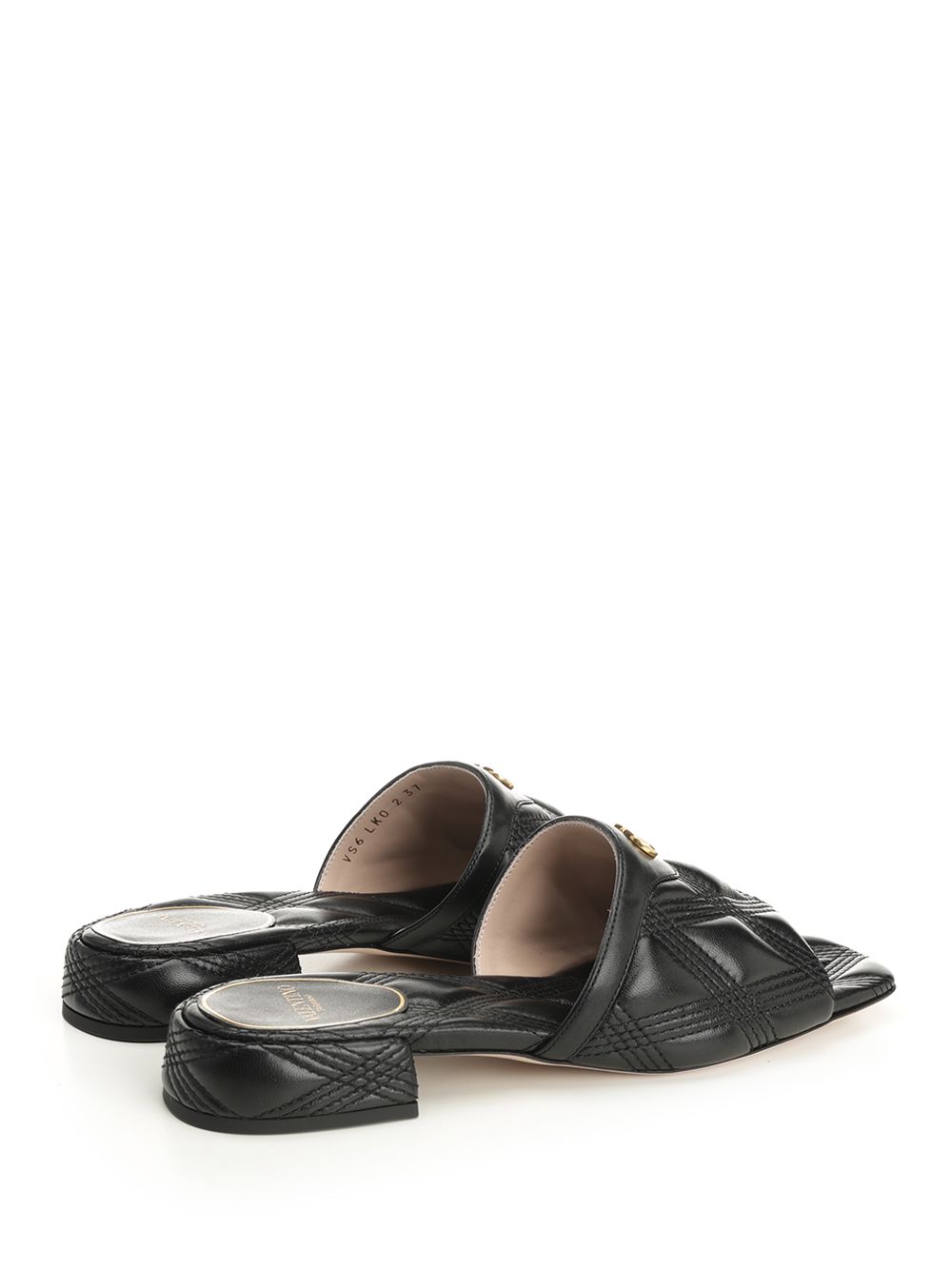 Valentino Garavani Quiltie 67 Sandals - Black | 1c027e97e7a4aa941e859eefafa7b990172cd0f5