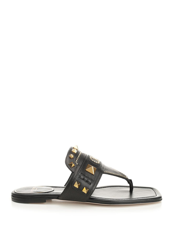 Valentino Garavani Plaster Caster Sandals - Black | d9657da2c068d2295afab413219acd178f55dc78