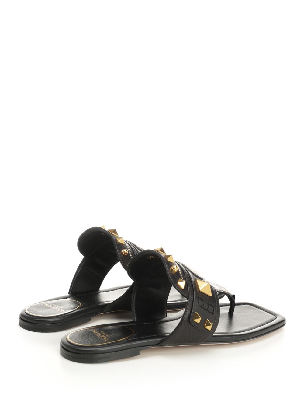 Valentino Garavani Plaster Caster Sandals - Black | f8a6558ca11d4e58ce25194f0d0d07f54720aabd