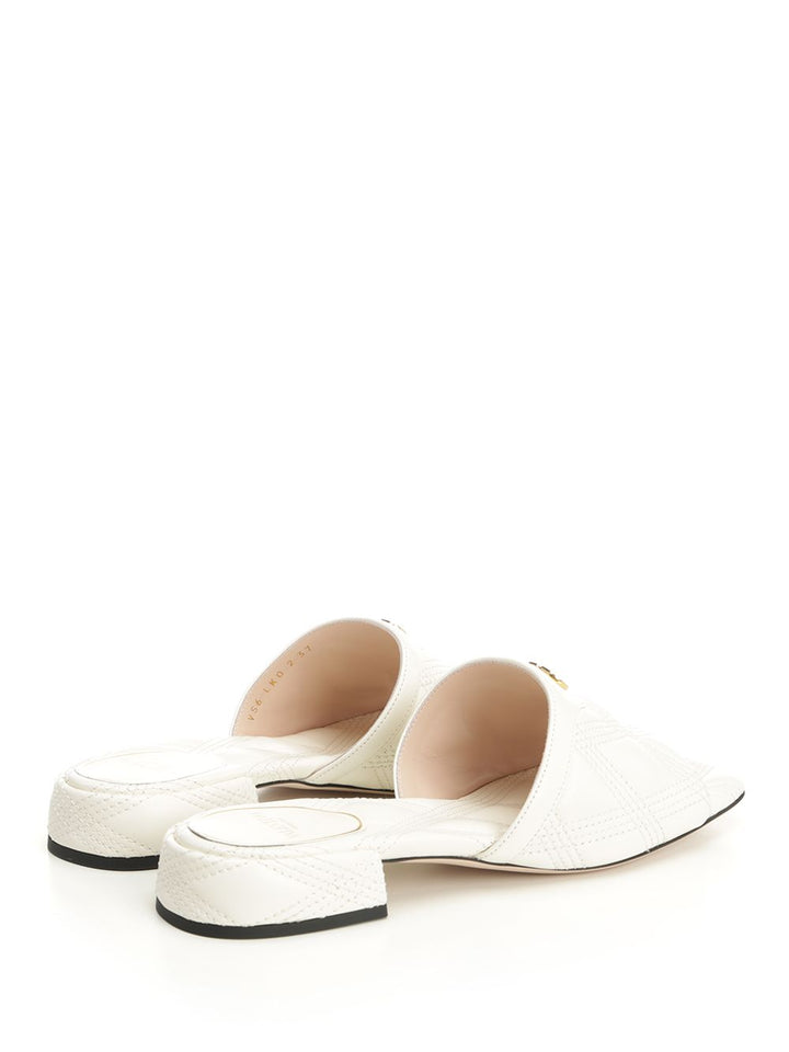 Valentino Garavani Quiltie 67 Sandals - White | abd4fb33dbea6ce9f5feb1f7690ef483725fa8bd