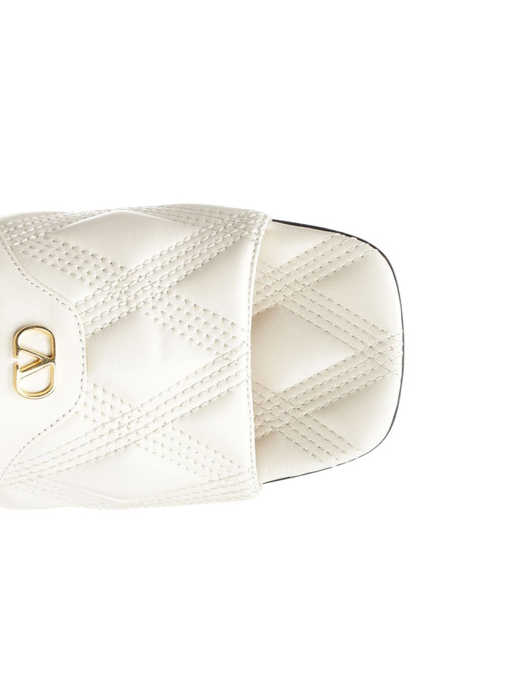 Valentino Garavani Quiltie 67 Sandals - White | 50c068e78c4c3697dc354d10cb1a04312ae6d804
