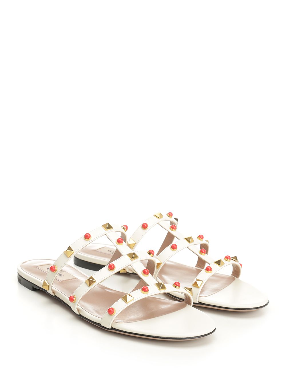 Valentino Garavani Rockstud Sandals - White | cc978d289a4339d5b79ca13a88ad9d7ac6902fc0
