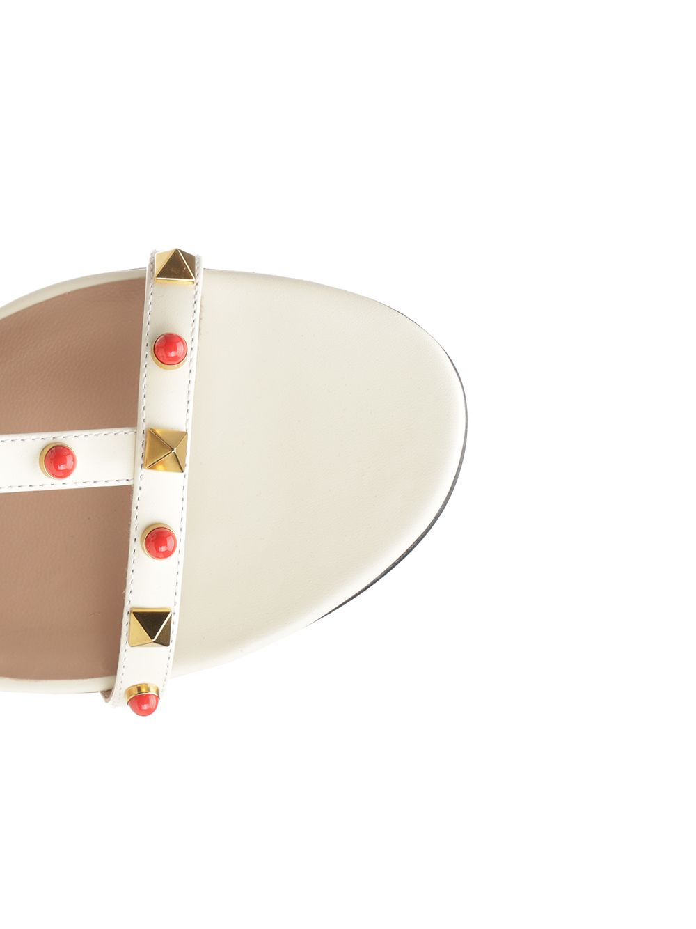 Valentino Garavani Rockstud Sandals - White | 02bac75f900c6ba361d046e2ff0b51de8b6e5752