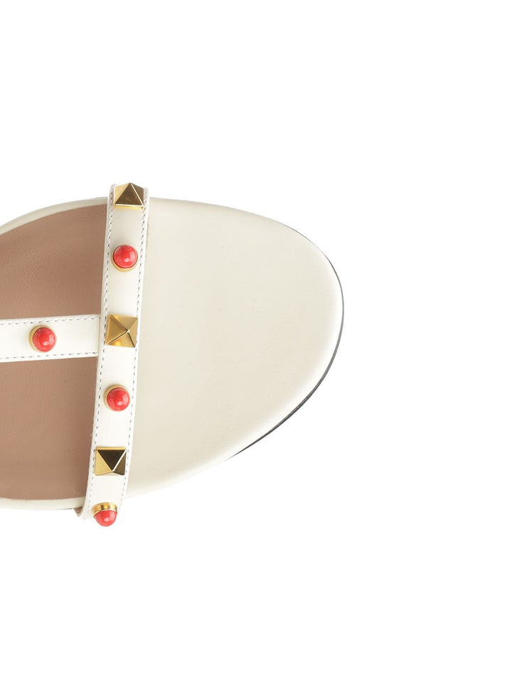 Valentino Garavani Rockstud Sandals - White | 02bac75f900c6ba361d046e2ff0b51de8b6e5752