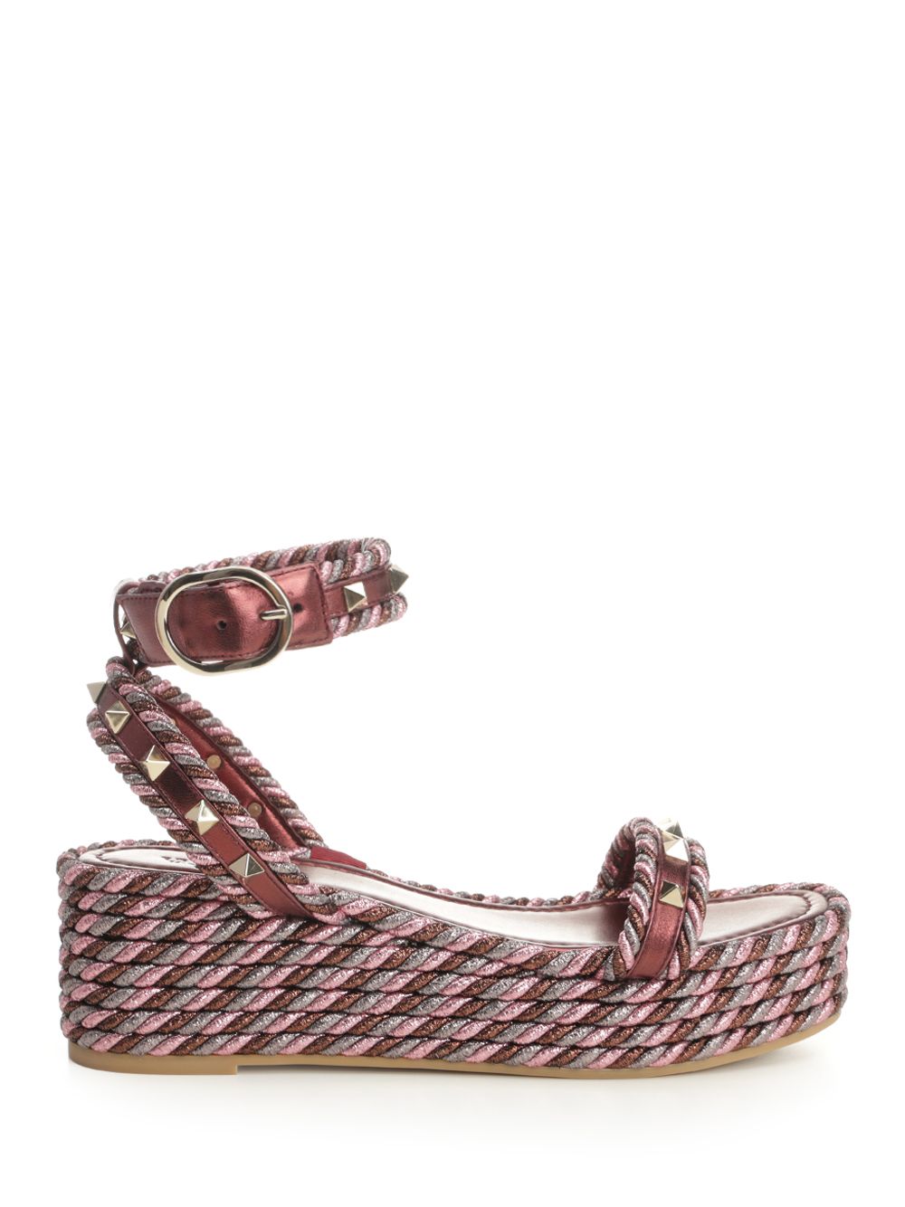 Valentino Garavani Rockstud Sandals - Violet | fd028f6a69f77a00cff1b58821759adf0737090a