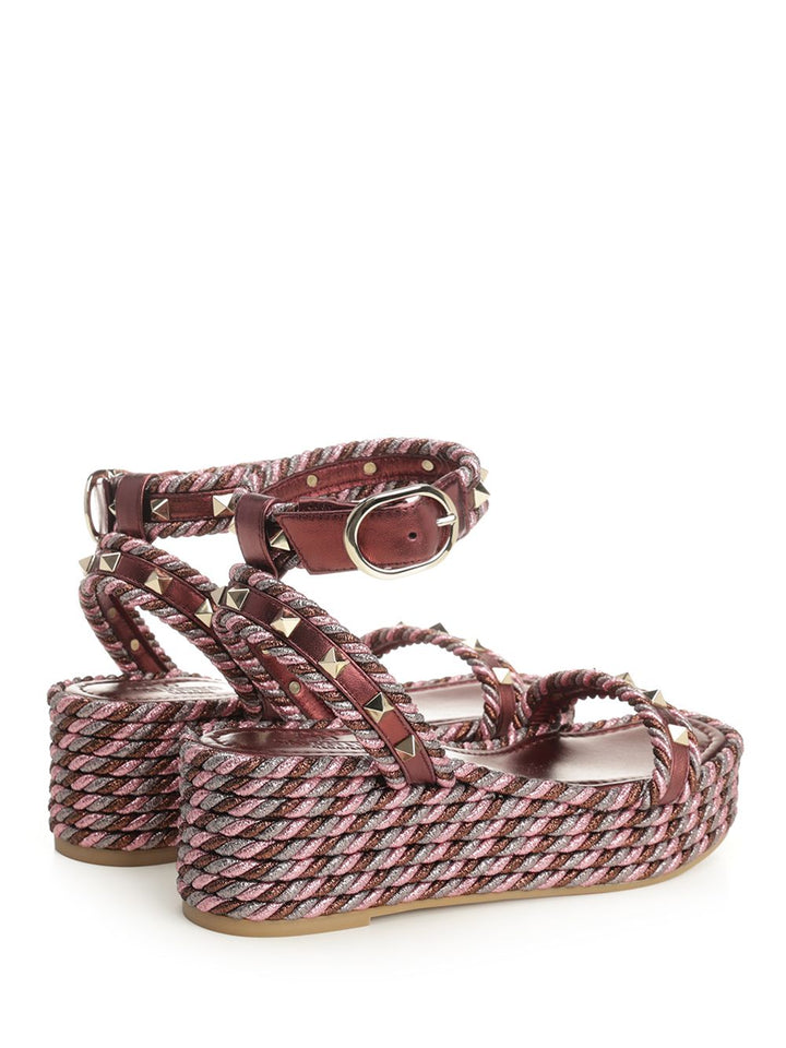 Valentino Garavani Rockstud Sandals - Violet | 4884c645229b22229edaf9c73f39f9417289cb0b