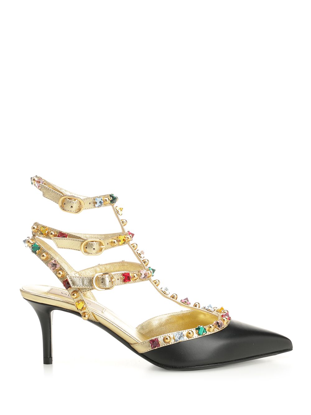 Valentino Garavani Rockstud Sandals - Black | d40e3efb5c185d95b925900755bf1d63ed4eb752